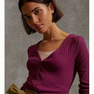 ANTHRO button down NWT